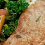 Gregg Wallace pork loin with apples, kale and honey recipe on Eat Well For Less?