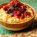 Simon Rimmer Charred Corn Dip with Flat Breads recipe on Sunday Brunch