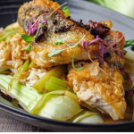 Simon Rimmer Sichuan sea bass with celery recipe on Sunday Brunch