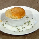 Ed Balls cheese and thyme souffle with Parmesan and cheddar recipe on Saturday Kitchen