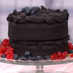 Simon Rimmer black cocoa cake recipe on Sunday Brunch