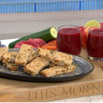Clodagh Mckenna beauty bars with beetroot, carrot and mint glow juice recipe on This Morning