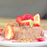 Jamie Oliver chocolate semifreddo with rice pudding, hazelnut brittle and spiced dust recipe