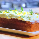 Ainsley Harriott carrot with orange and rosemary loaf cake recipe on Ainsley’s Good Mood Food