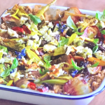 Jamie Oliver greenhouse couscous salad with cheese and tomato dressing recipe