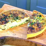 James Martin wild mushroom quiche with Comte cheese recipe on James Martin’s Saturday Morning