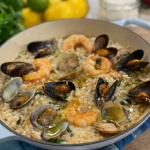 Gino D’Acampo seafood risotto with lemon, clams and mussels recipe on This Morning