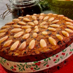 Clodagh Mckenna Christmas cake with brandy and black treacle recipe on This Morning