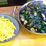 James Martin moules frites (mussels with fries) recipe on James Martin’s Saturday Morning