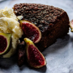 Simon Rimmer treacle stout cake with buttercream and figs recipe on Sunday Brunch