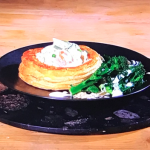Simon Rimmer pasta with turkey and smoked salmon vol-au-vent recipe on Steph’s Packed Lunch