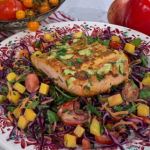 Gregory Porter curried salmon with mango and mint salad recipe on This Morning