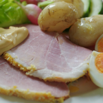 Rick Stein baked ham with vegetables and salad cream recipe on Rick Stein’s Cornwall