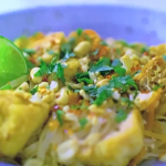 Matt Tebbutt tofu pad Thai with pickled ginger recipe on Go Veggie and Vegan