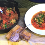 James Martin wild boar meatballs with chops and Spanish sauce recipe on James Martin’s Saturday Morning