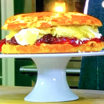 James Martin giant scone with butter, clotted cream and strawberry jam recipe on James Martin’s Saturday Morning