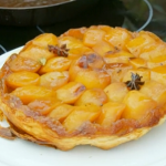 Marcus Wareing apple tarte tatin with figs and creme fraiche recipe on Marcus Wareing’s Tales from a Kitchen Garden