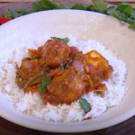 Ruby Bhogal chilli paneer with rice recipe on Steph’s Packed Lunch