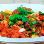 Cyrus Todiwala dragon chicken with tomato ketchup and soy sauce recipe on James Martin’s Saturday Morning