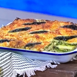 Michela Chiappa lasagna verdi (vegetarian green lasagna with walnut and sage pesto) recipe on This Morning