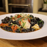 James Martin squid ink pasta with chilli and lemon recipe on James Martin’s Saturday Morning