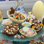 Juliet Sear Easter cheesecake with digestive biscuits and white chocolate recipe on This Morning