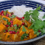 Nisha Katona spinach and paneer curry with peas and rice recipe on This Morning