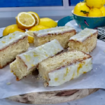 Donal Skehan spring lemon squares (Auntie Erica’s lemon slices) recipe on This Morning