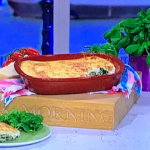 Michela Chiappa spinach and ricotta savoury pancake recipe on This Morning