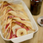 Jordan Banjo apple with blackcurrant jam bread and butter pudding recipe on Eat Well For Less?