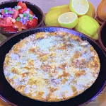 Simon Rimmer ham and cheese frittata recipe on Steph’s Packed Lunch