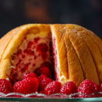 Simon Rimmer boozy raspberry mousse cake recipe on Sunday Brunch