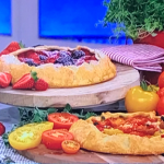 Juliet Sear easy summer tarts with fresh tomatoes and berries recipe on This Morning