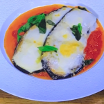 James Martin Aubergine Parmigiana with Arrabbiata Sauce recipe on James Martin’s Saturday Morning