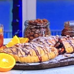 Gino’s sweet calzone with chocolate spread, hazelnuts, banana and mascarpone recipe on This Morning
