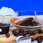 Tom Kerridge chocolate and cherry pudding recipe on This Morning