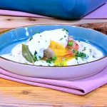 Allegra Mcevedy smoked haddock Monte Carlo recipe on Steph’s Packed Lunch