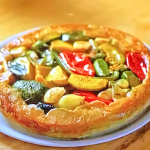 Michel Roux seasonal vegetables tarte tatin on Michel Roux’s French Country Cooking