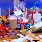 Clodagh Mckenna edible Christmas gifts with spiced apple chutney, cookie dough and hot chocolate  stirrers recipe on This Morning