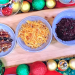 John Whaite pimped up Christmas sides dishes with carrots, red cabbage and parsnips recipe on Steph’s Packed Lunch