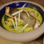 Lenny Carr-Roberts John Dory with Mussel Mouclade (Curry Sauce) recipe on James Martin’s Saturday Morning