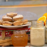 Phil Vickery festive mince pies and eggnog latte recipe on This Morning