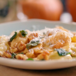 Angela Hartnett pumpkin tortelli with sage and walnut butter recipe on Mary Berry’s Ultimate Christmas