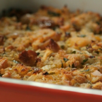Mary Berry apricot and chestnut stuffing with parsley and onion recipe on Mary Berry’s Ultimate Christmas