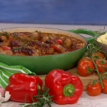 Shivi Ramoutar sausage hotpot with lentils recipe on This Morning