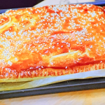 Donna Preston Cheesy Salmon Slice recipe on Ainsley’s Fantastic Flavours