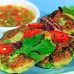 Simon Rimmer Thai fish cakes with cod and green beans recipe on Sunday Brunch