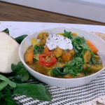 Charlene Ashong Caribbean Coconut Curry with Vegetables recipe on This Morning