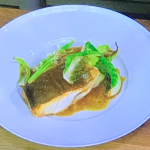 James Martin Cod with cauliflower puree, vanilla pod and curry butter recipe on James Martin’s Saturday Morning