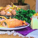 John Torode pork Wellington with spinach and mustard sauce recipe on This Morning